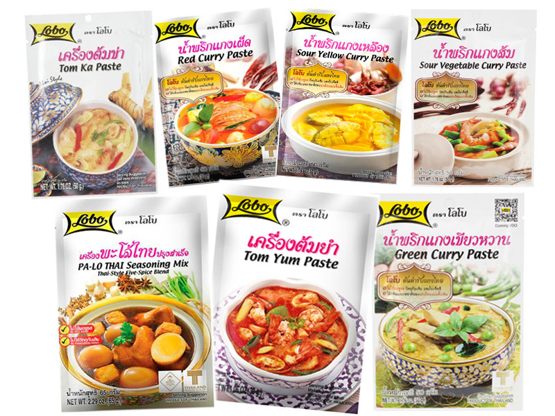 Authentic Thai Curry Paste Seasoning Mix Food Cooking Savoury Spices, Halal