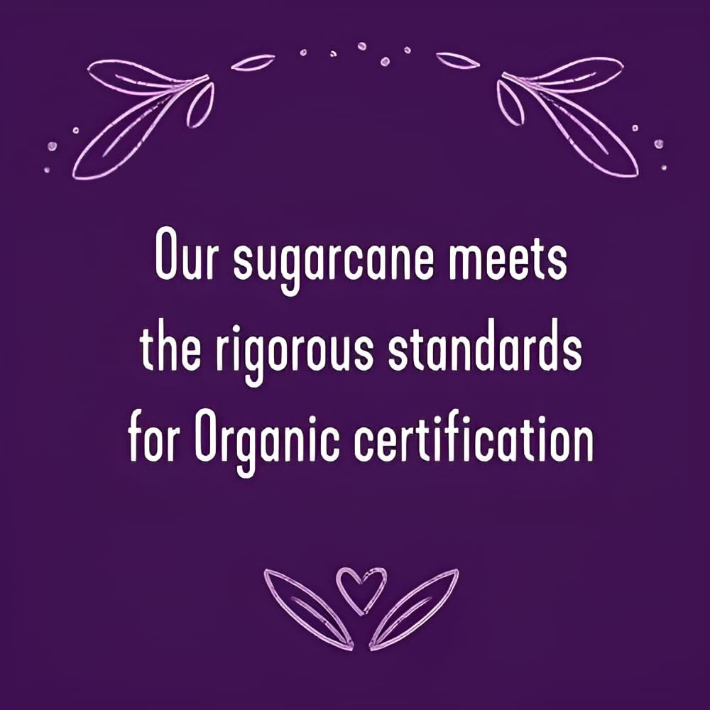 Organic Fairtrade Cane Sugar 16 Ounce Non GMO Kosher for Baking and Sweetening