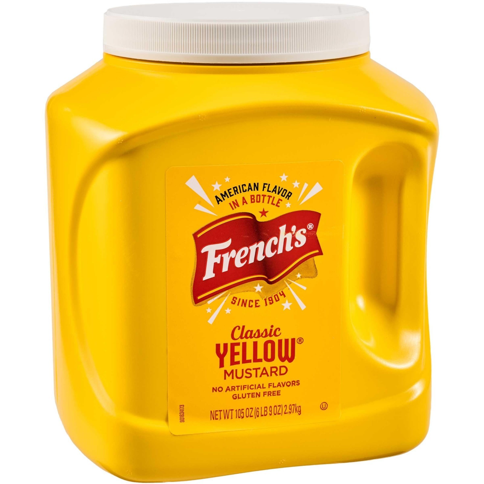 French’s Classic Yellow Mustard, 105 Oz – One 105 Ounce Bulk Container of Tangy