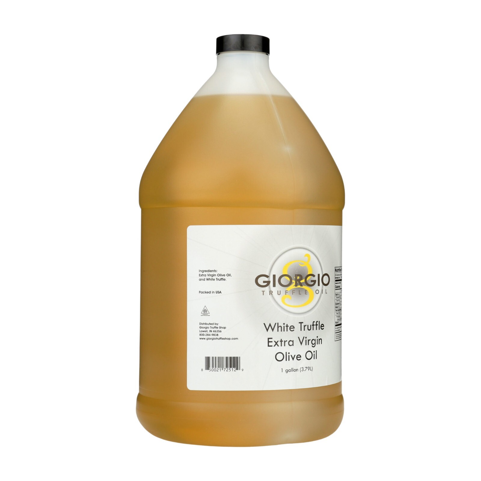 White Truffle Extra Virgin Olive Oil 1 Gallon / 128oz Bulk Food Service