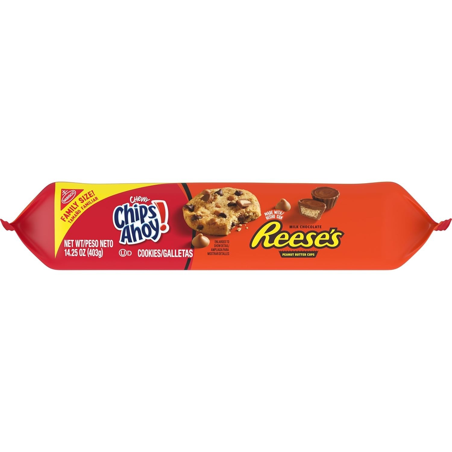 Soft and Chewy Chocolate Chip Cookies with Reese’s Peanut Butter Cups 14.25 oz