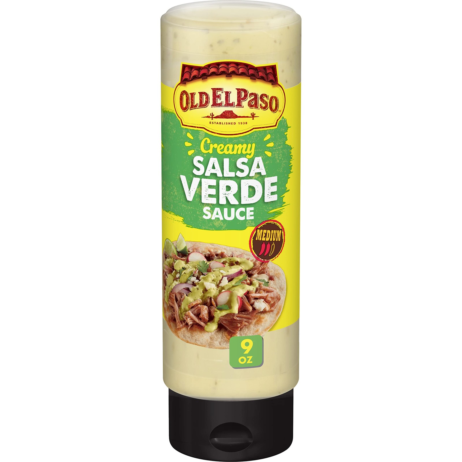 Old El Paso Taco Sauce – Creamy Salsa Verde, 9 oz. 9 Ounce (Pack of 1)