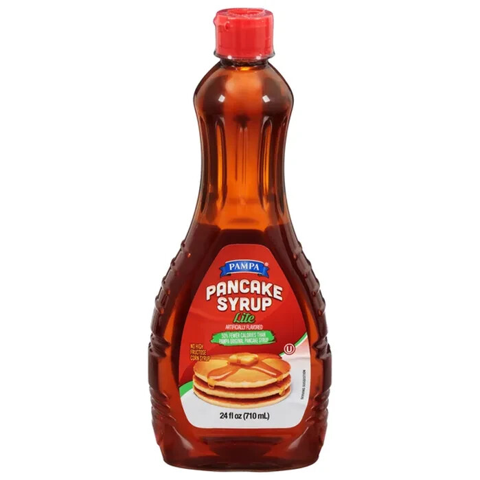 Pampa Pancake Syrup Lite 24 oz