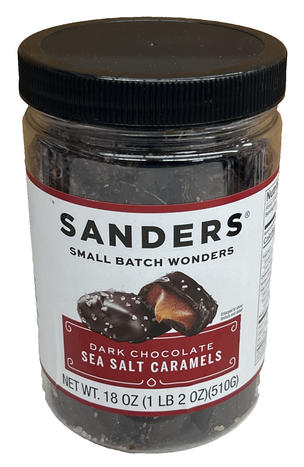 Sanders Dark Chocolate Sea Salt Caramels 18 oz