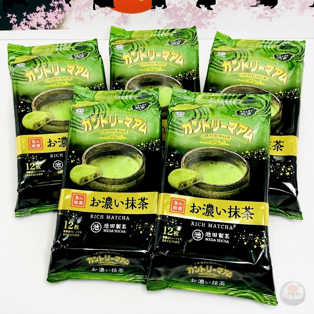 Fujiya Country Ma’am Rich Matcha Soft Cookies 12pc 5bags Seasonal Limited Japan