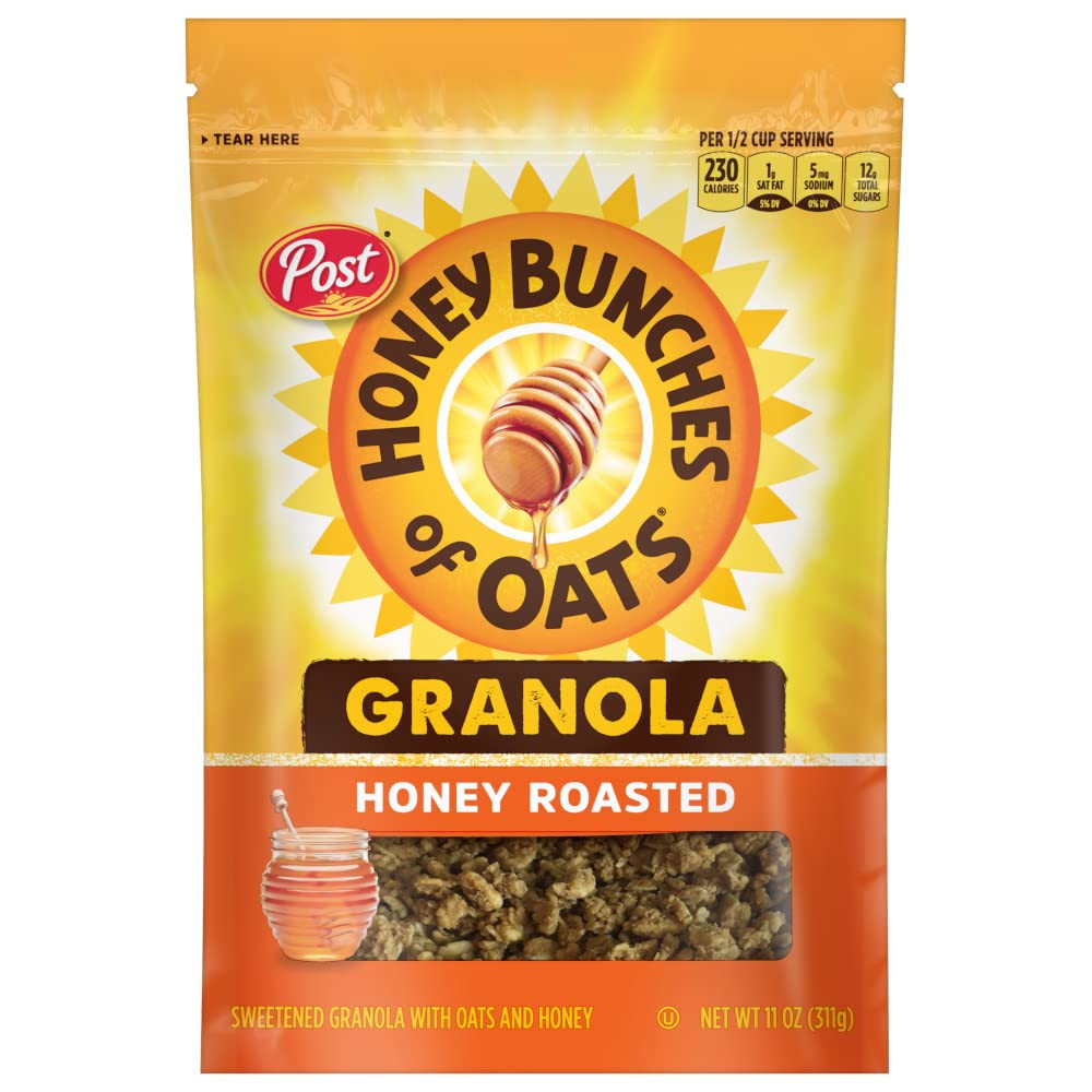 Honey Roasted Granola Cereal, 11 OZ Bag (Pack of 5)