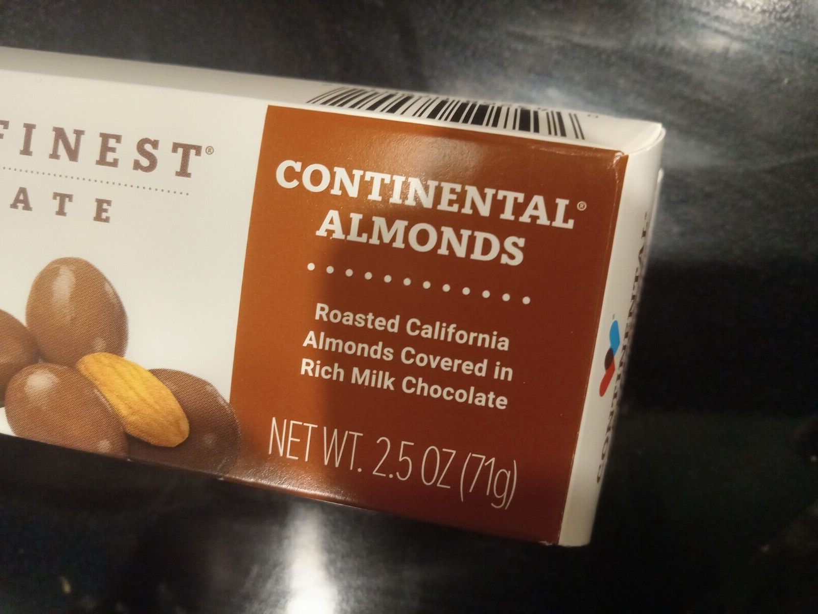 *WORLD’S FINEST CHOCOLATE Continental Almonds Covered in Milk Chocolate 6 Boxs*
