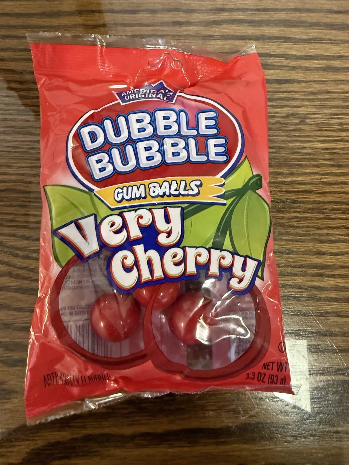 Bubble Bubble-America’s Original Very Cherry Gum Balls:4oz-