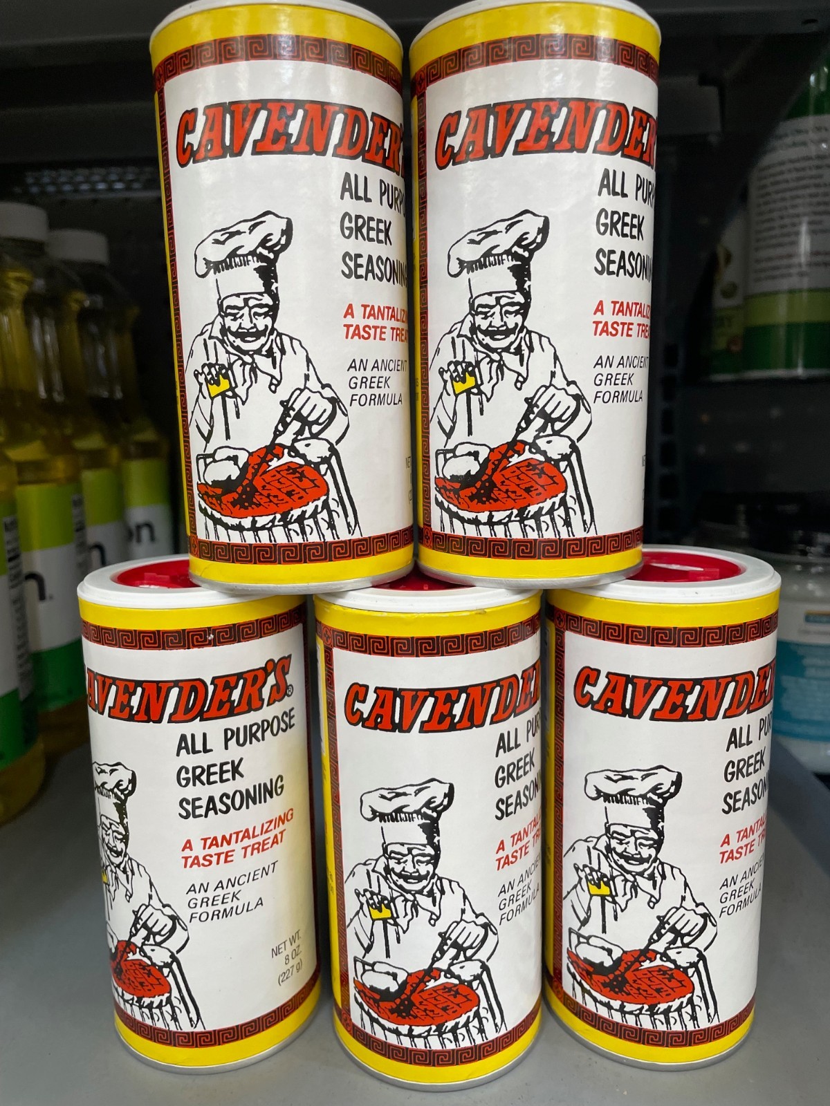 5 Pack Cavender’s All Purpose Greek Seasoning 8 oz Shaker | Greek Spice Blend