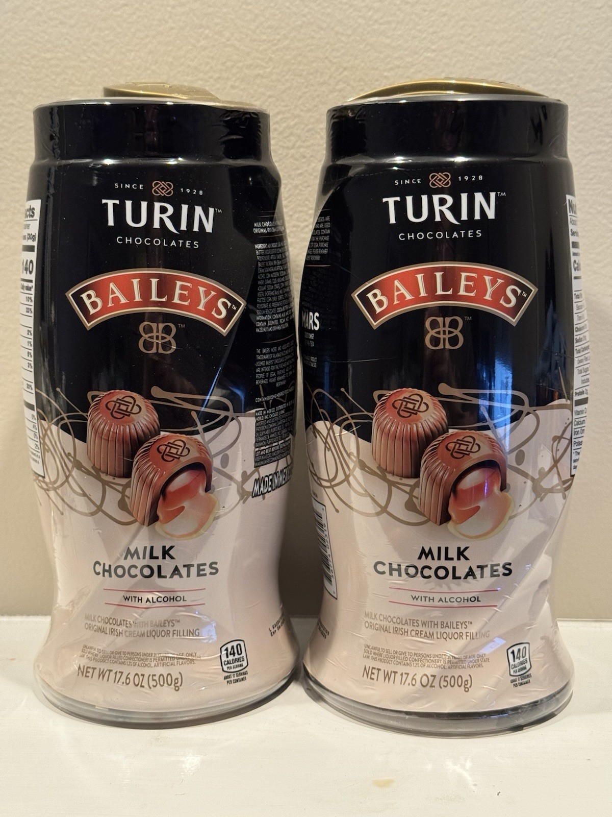 Turin Baileys Original Irish Cream Chocolates Liquor Filling 17.6 oz 2 PACK