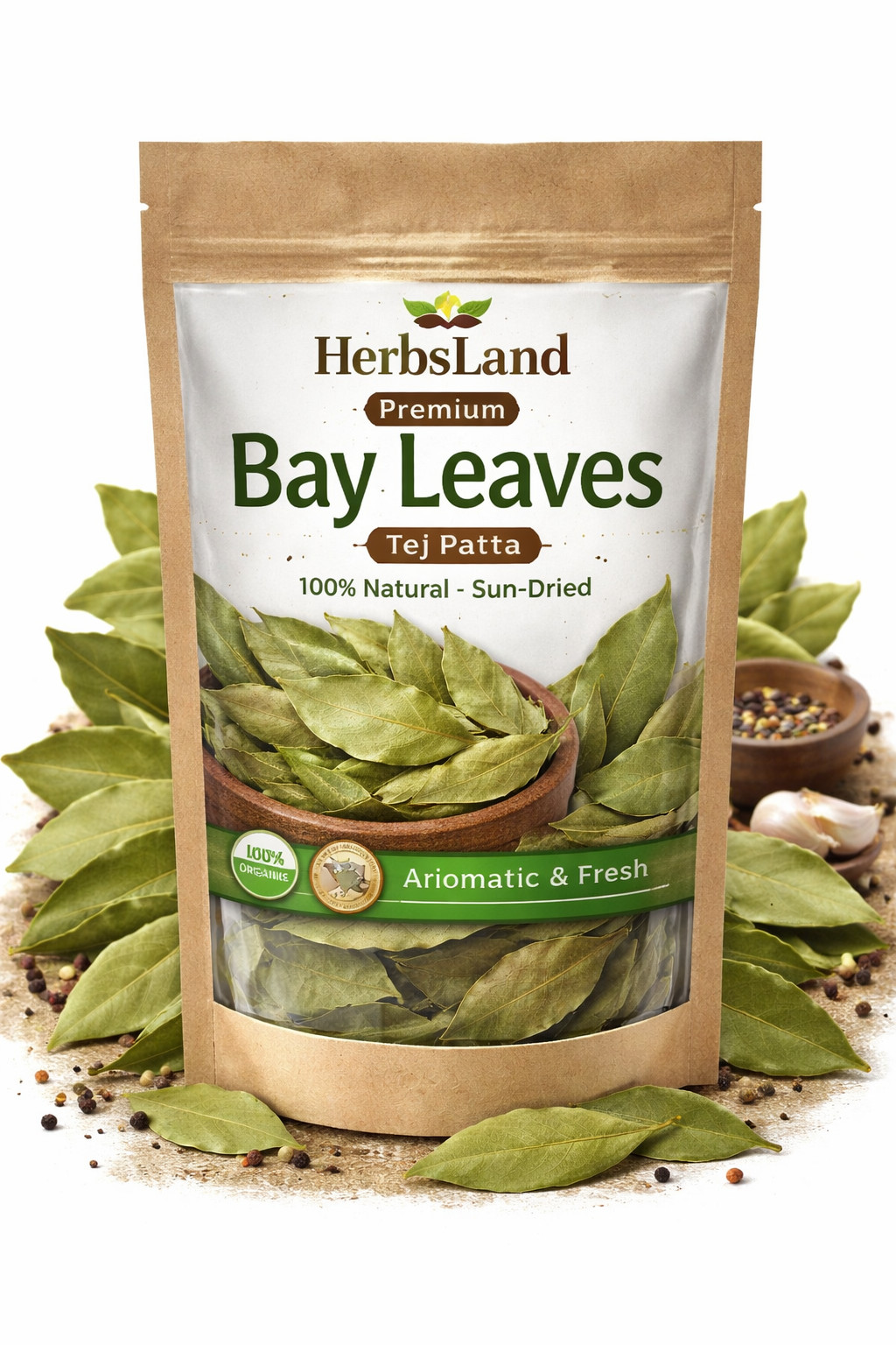 Bay Leaf Whole – Organic, Kosher & USDA Certified (1/4LBS / 4Oz)