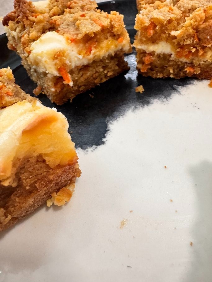 Keto Carrot Cake Bars * Gluten Free & Diabetic Friendly * 1 Net Carb Per Bar *