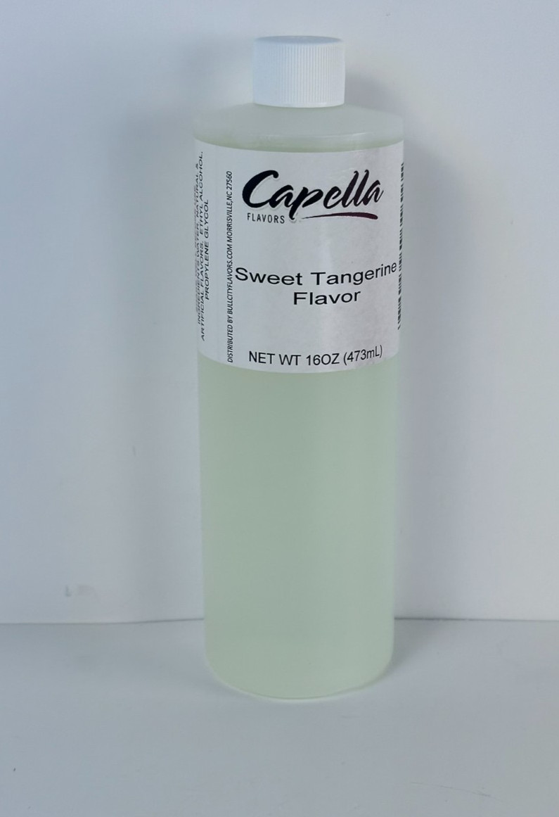 Capella Sweet Tangerine Flavor 16 oz 473mL Concentrate Bottle