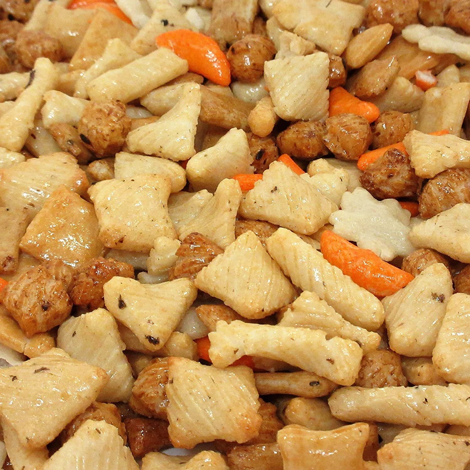 Party Rice Crackers Mix Bulk by Its Delish (3 lbs)