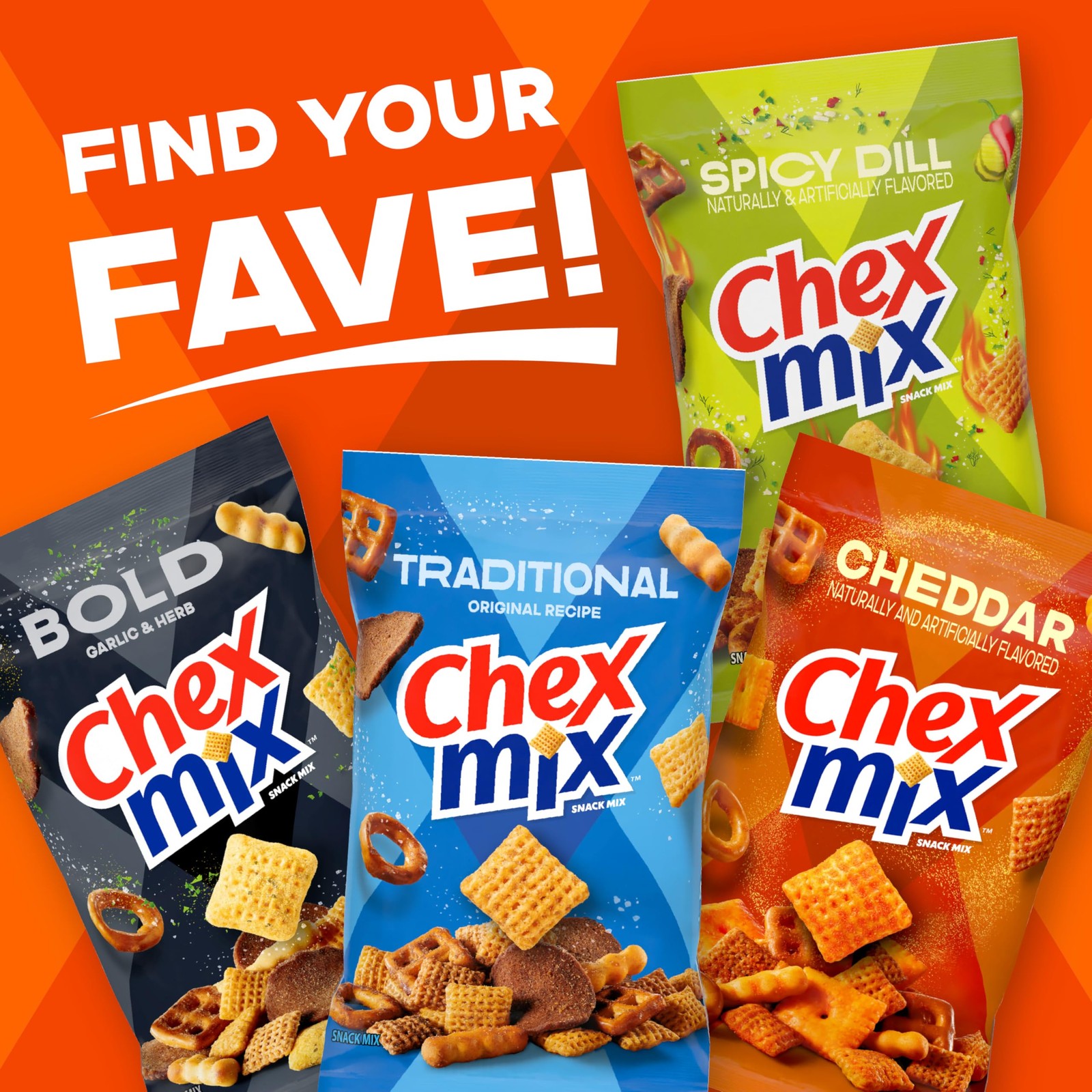 Chex Mix Cheddar Flavored Snack Mix, Cup, 2.5 oz Ounce (Pack of 1)