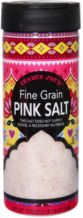 Trader Joe’s Fine Grain Pink Salt 17.6 oz Best by 12/27