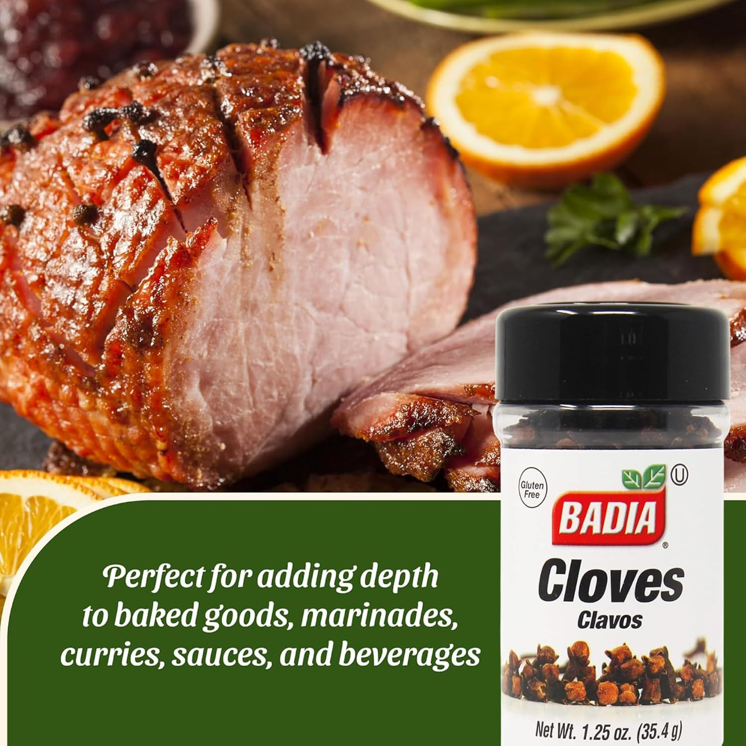 Whole Cloves, 1.25 Oz, Premium Spice for Baking, Cooking, Beverages, Aromatic &