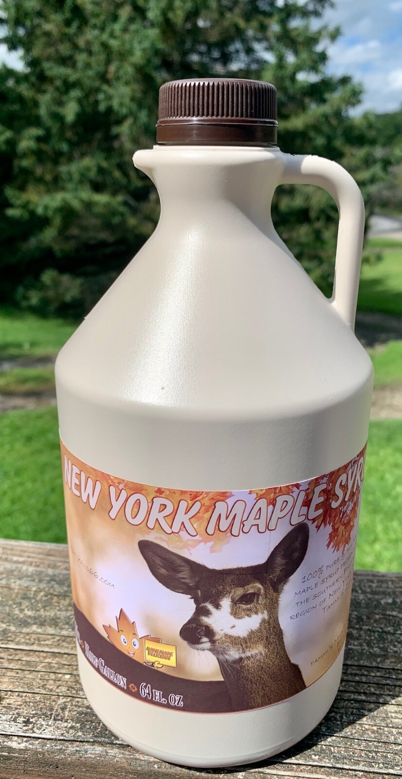 100% Pure Maple Syrup Grade A – New York, Gallon, 1/2 gallon, Quart, Pint