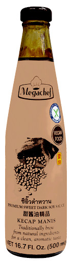 MegaChef Premium Sweet Dark Soy Sauce 16.7 oz ~ US SELLER
