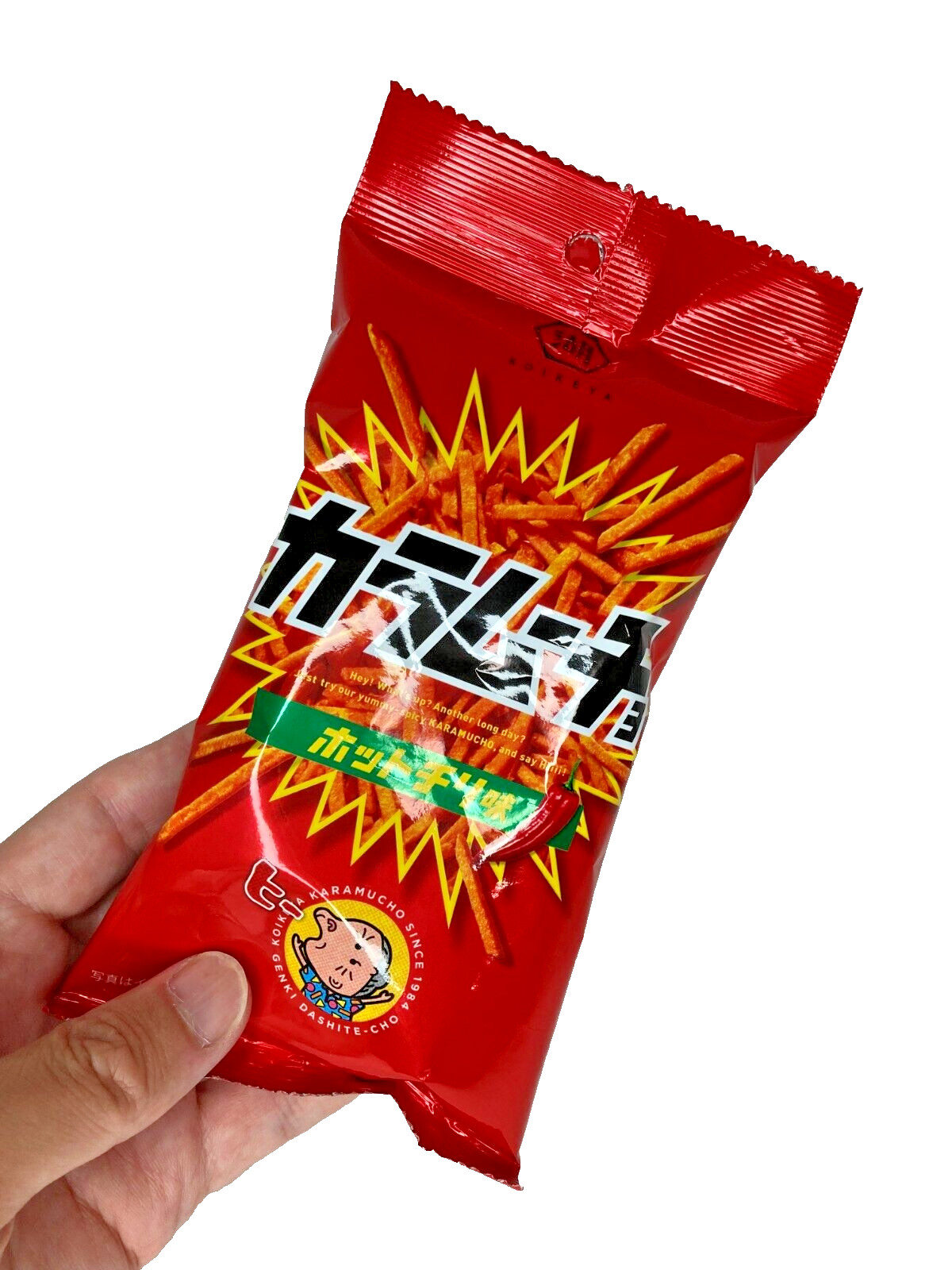 Japan Potato Snacks Koikeya Slim Bag Stick Karamucho Hot Chili Flavor 34g×6 bags