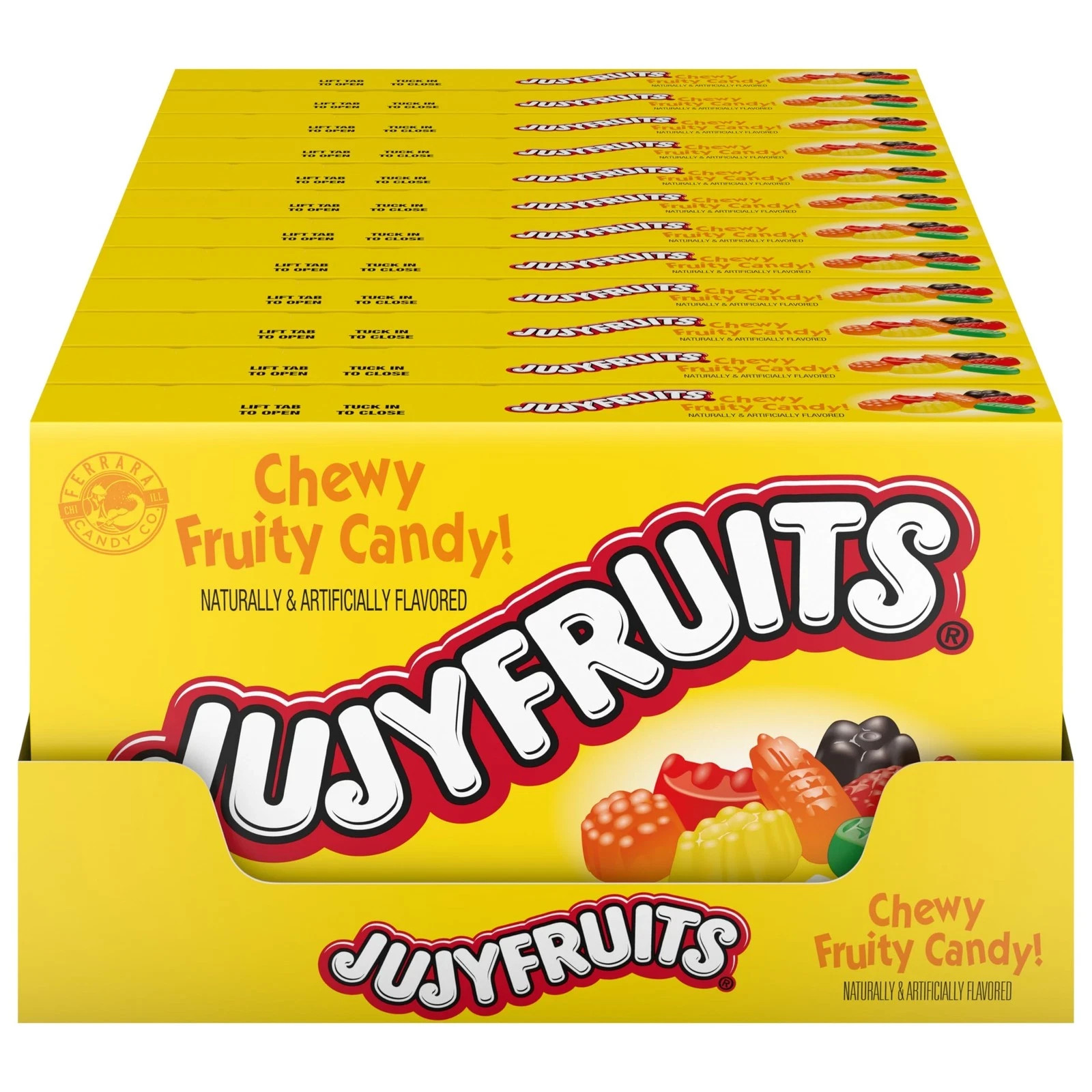 Wonka Jujyfruits Gummy candy Assorted Gummy Candy 5 Ounce Theater Pack of 12​