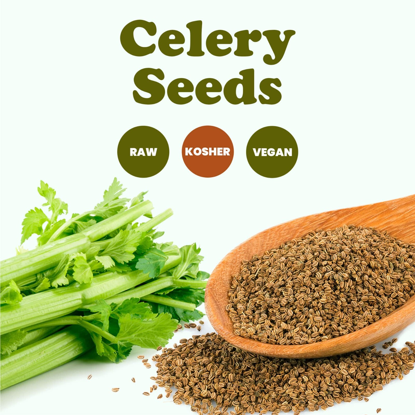 Celery Seeds — Kosher, Raw, Vegan — by Food to Live