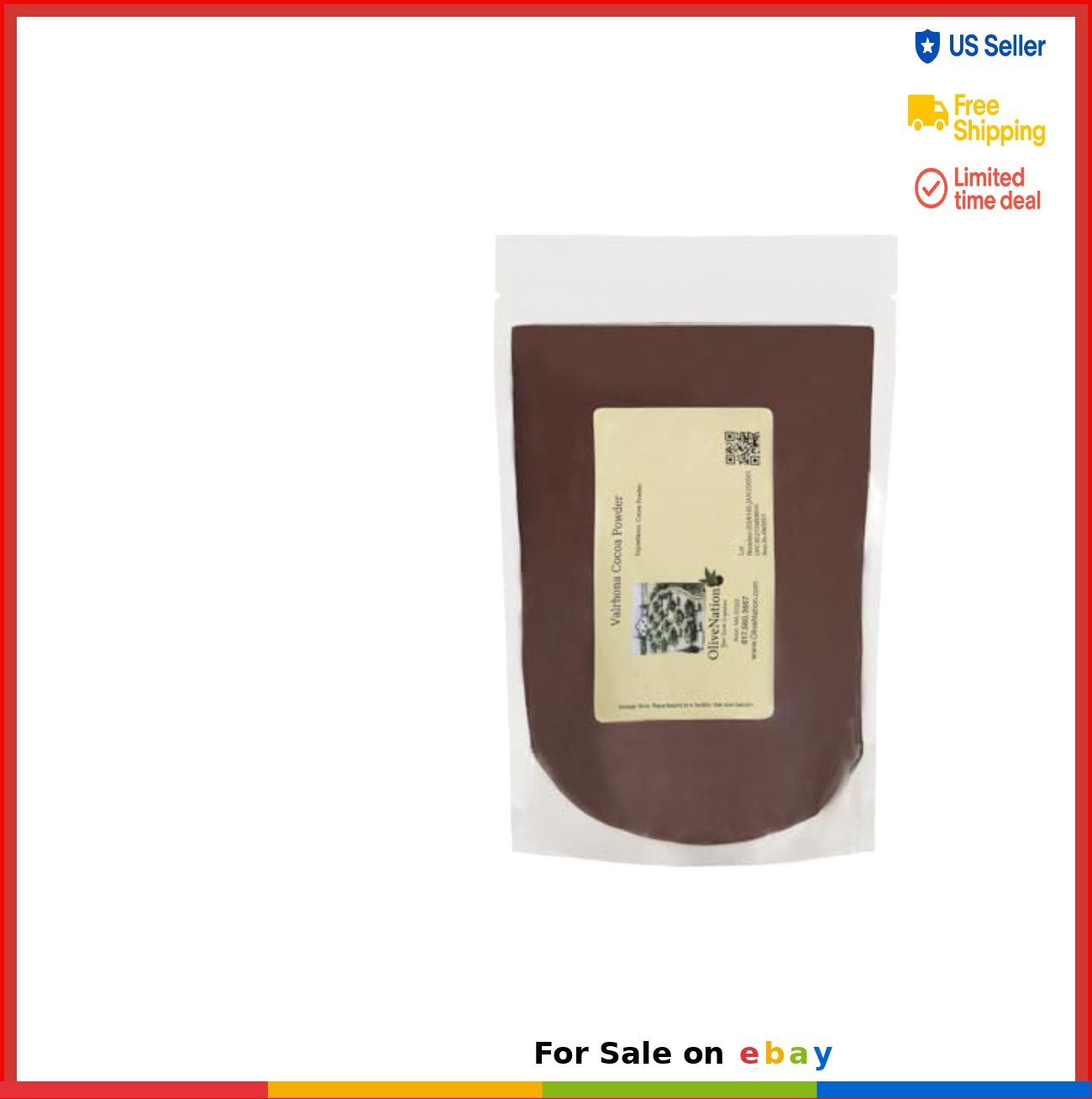 Cocoa Powder 20-22% Fat Dutch Unsweetened Alkalized Baking 16 oz For Cakes
