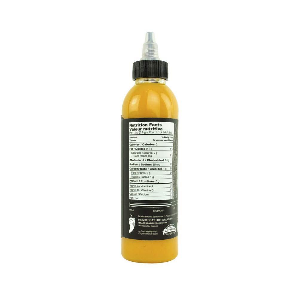Heartbeat Pineapple Habanero Hot Sauce 6 Oz Sweet Spicy Vegan Blend