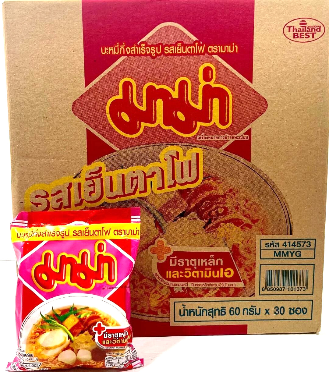 Mama Yentafo Instant Noodles 60g x 30 Packs ~11/2025