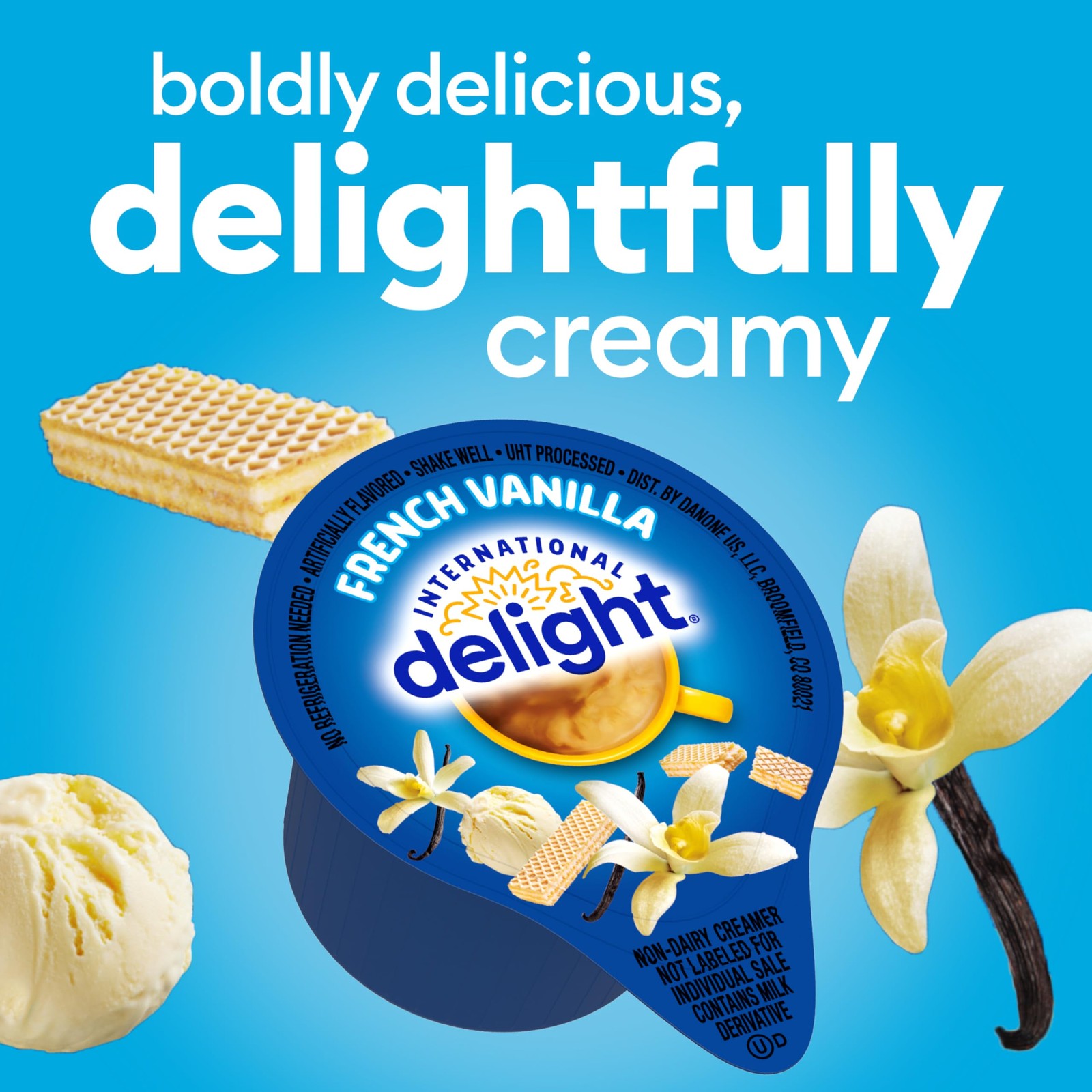 International Delight, French Vanilla, Single-Serve Coffee Creamers, 192 Coun…