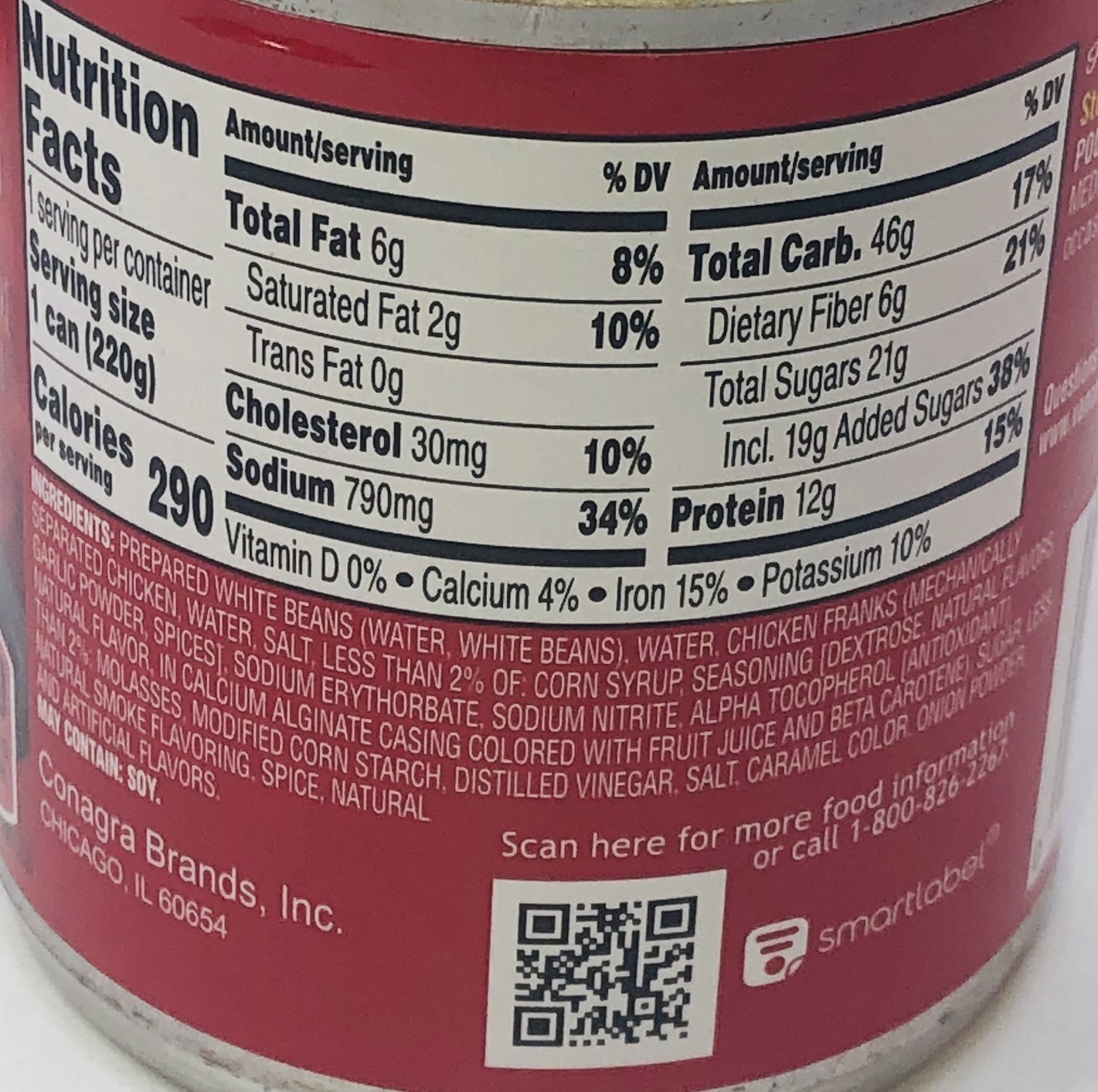 6 Van Camp’s Baked Beanee Weenee 7.75 oz can Beans Franks Hot Dogs Exp.11/2027