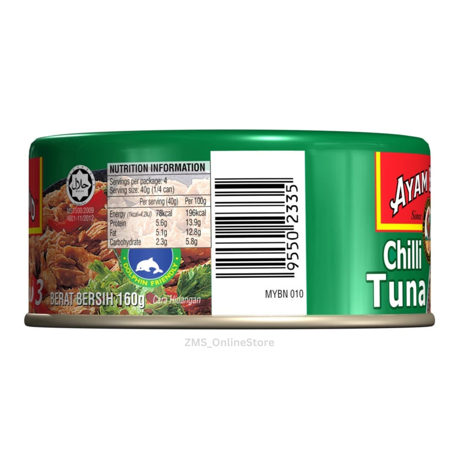 4x 160g Malaysia’s Choice Ayam Brand Chili Tuna Canned Food FREE EXPRESS SHIPP