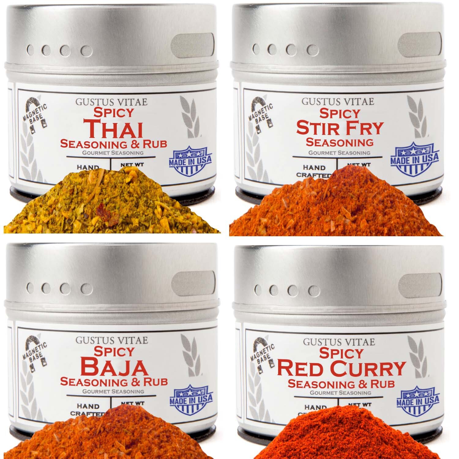 Spicy One Pot Wonders | 4 Pack | Authentic Gourmet Seasonings and Spice Blends