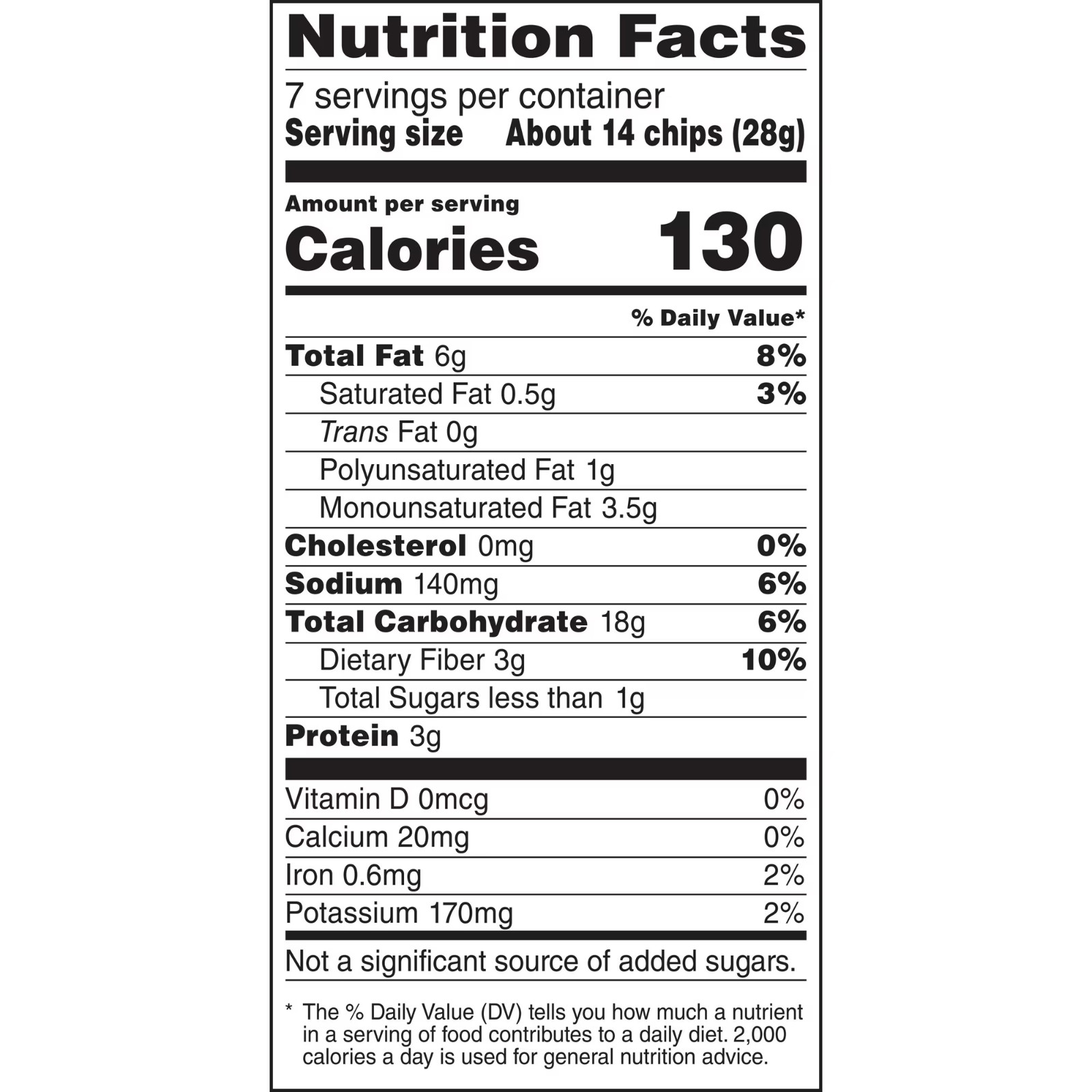 GISunChips 100% Whole Grain Black Bean Southwestern Queso Snack Chips Bag 7 oz​.