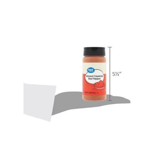 Great Value Ground Cayenne Red Pepper, 5.2 oz