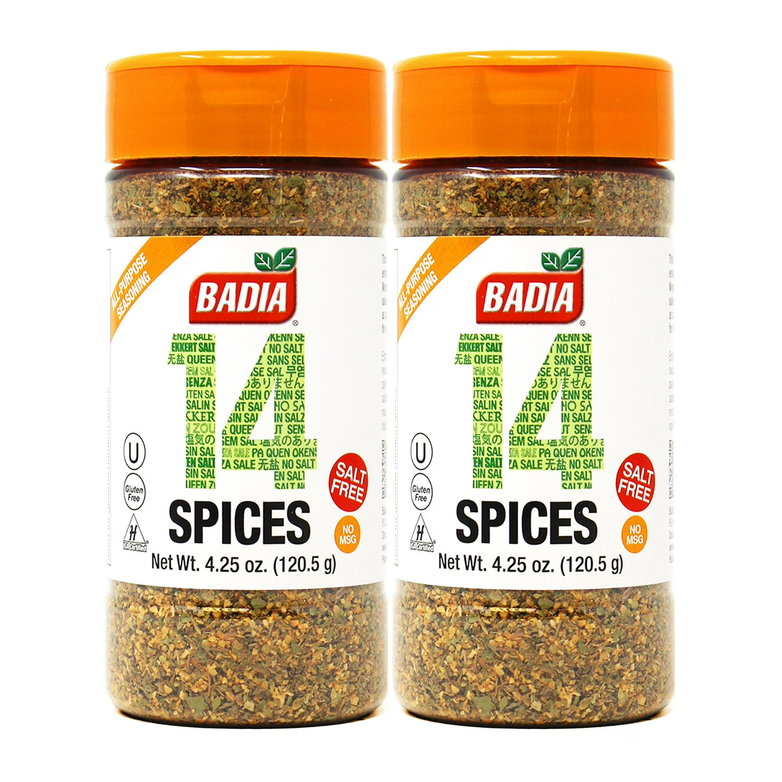 Badia® 14 Spices Salt-Free All Purpose Seasoning, 4.25 oz Savory Blend (2 Pack)