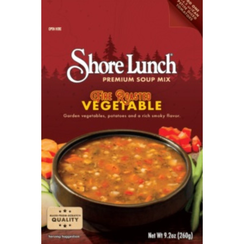 6x Shore Lunch Fire Roasted Vegetable Soup Mix Bundle Bulk Sealed New Lot 9.17oz