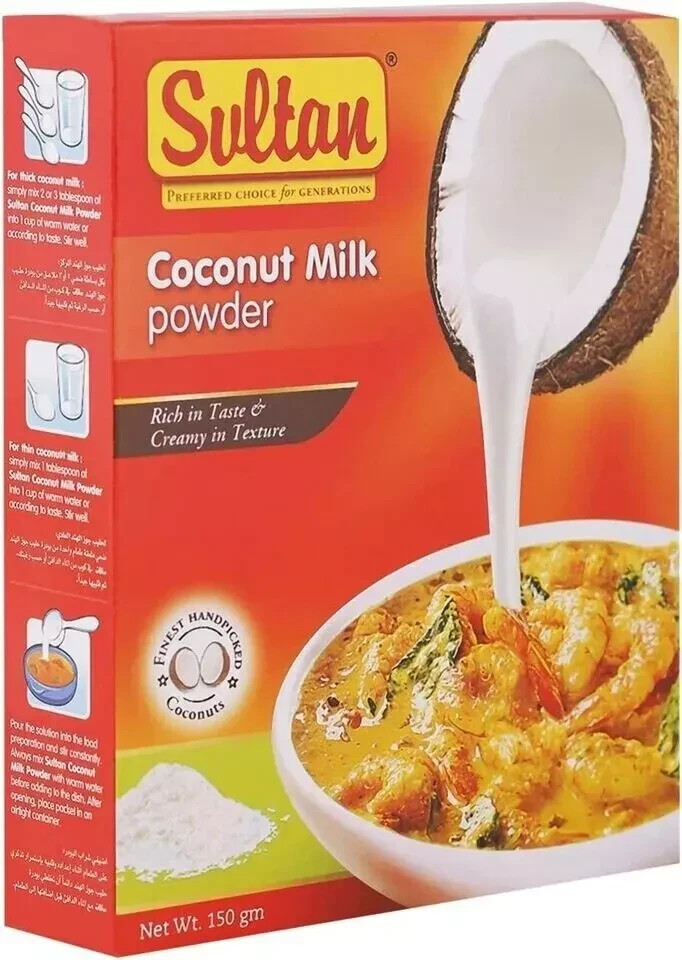 Sultan Coconut Milk Powder, 150g Free Shipping World Wide
