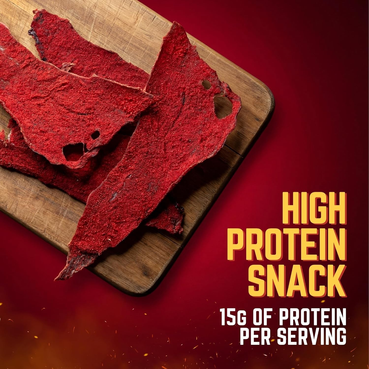 Spicy Fuego Beef Jerky, Authentic Mexican Flavor