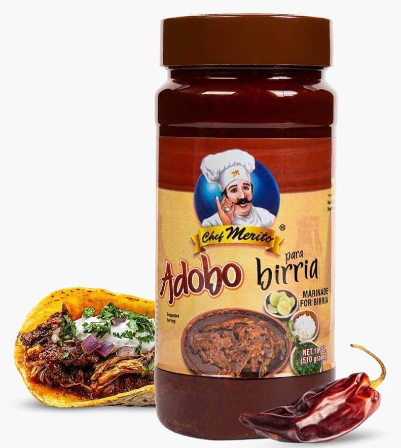 Chef Merito® Birria Marinade | Authentic Mexican 1.12 Pound (Pack of 1)