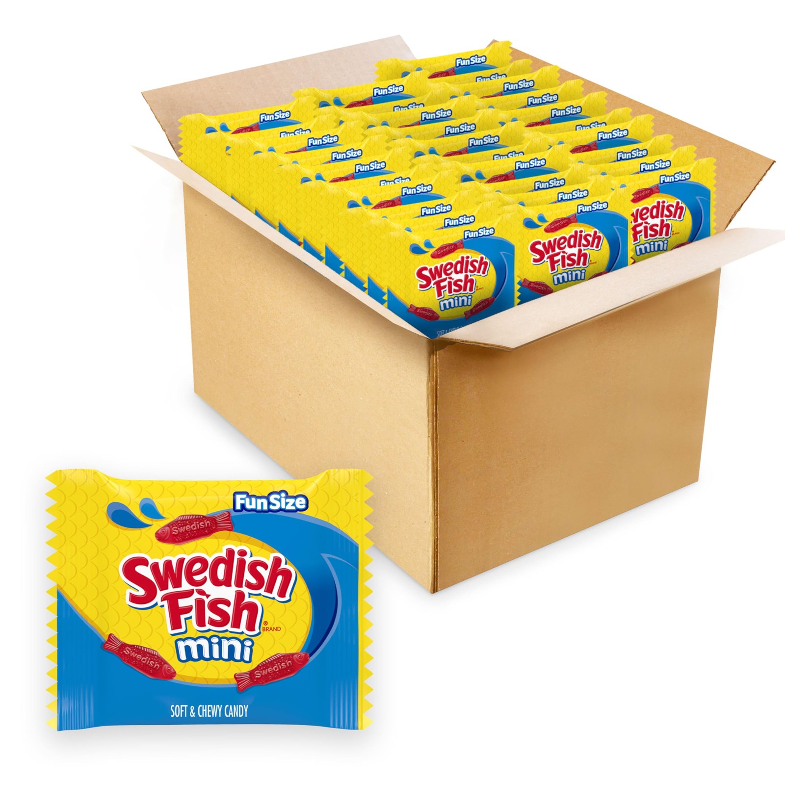 Gummy Candy Mini Soft Chewy Bulk 140 Snack Packs