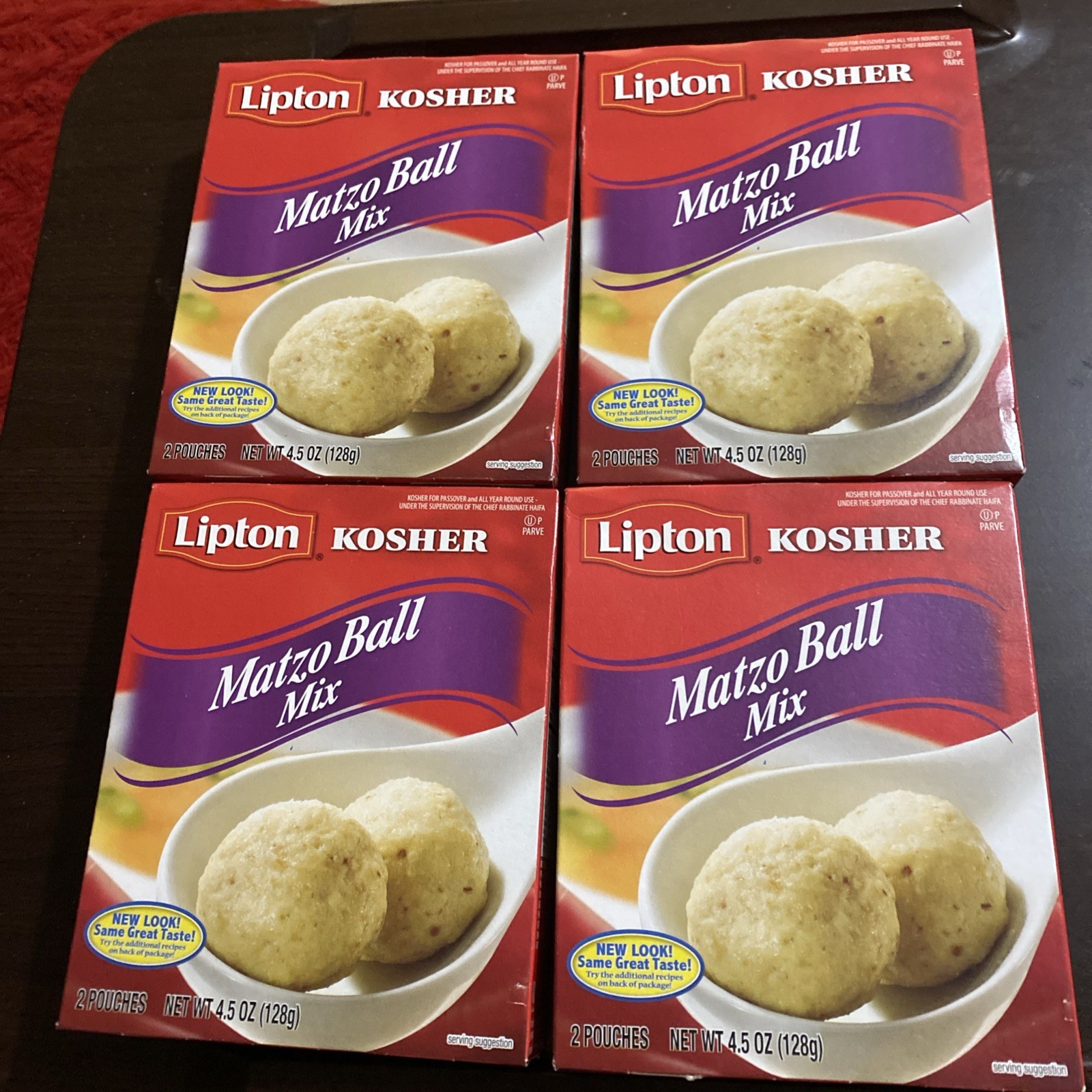 Kosher Mix Matzo Ball Lipton Soup 4 Boxes 8 Packets