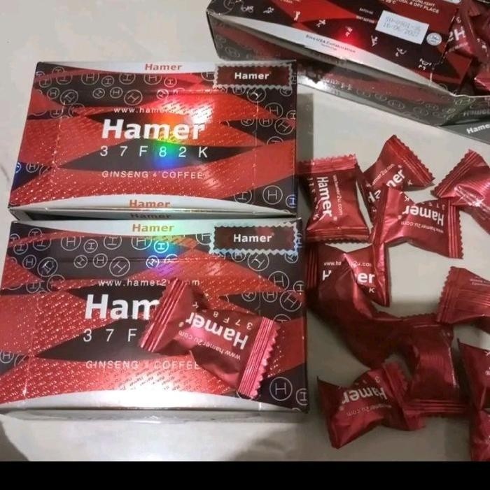 Hamer Coffee Gingseng Candy 1 Box 30 pcs Rare