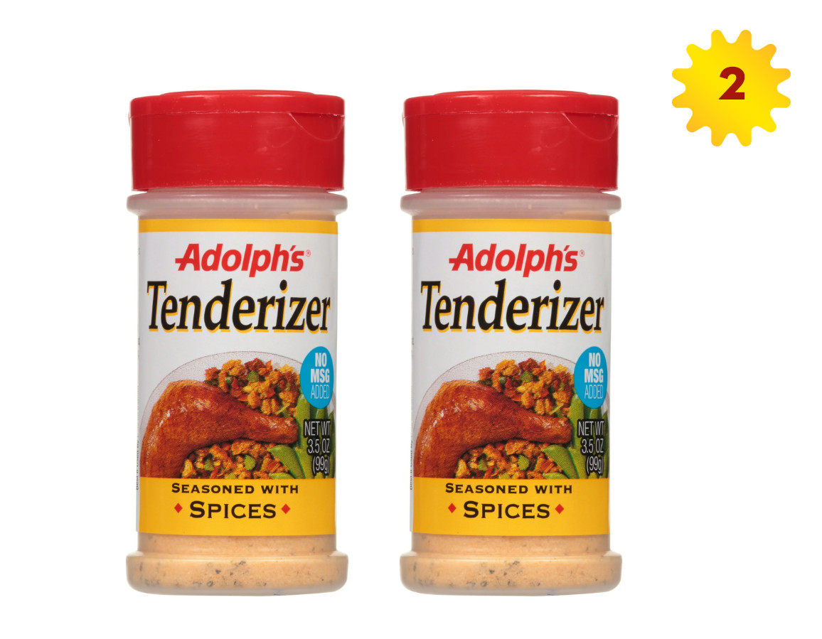 Adolph’s Seasoned Tenderizer, 3.5 oz x 2 Bottles