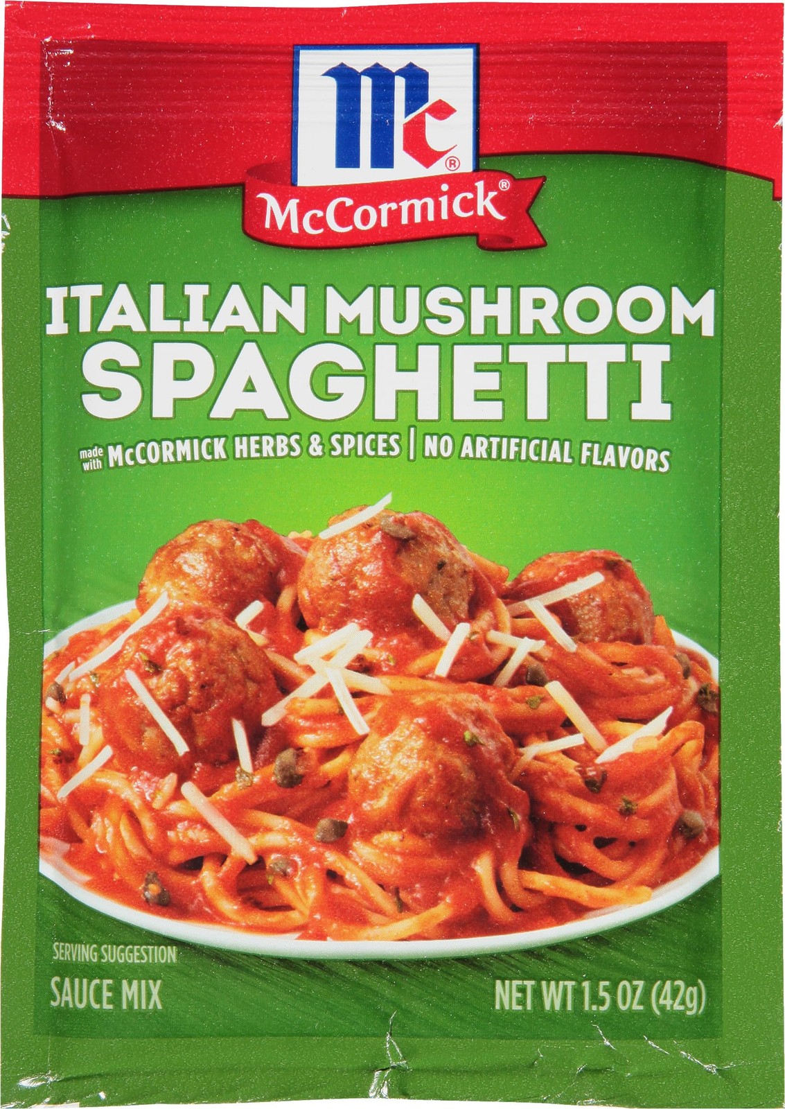 McCormick Italian Mushroom Spaghetti Sauce Mix, 1.5 oz Ounce (Pack of 1)