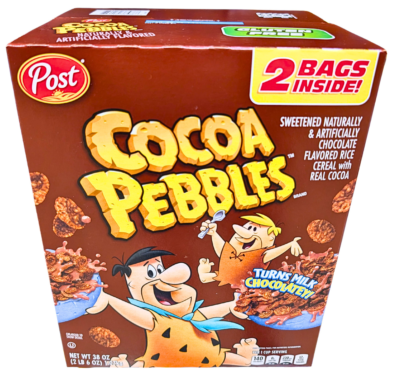Post Cocoa Pebbles Cereal 38 Oz. EXP 07/2026
