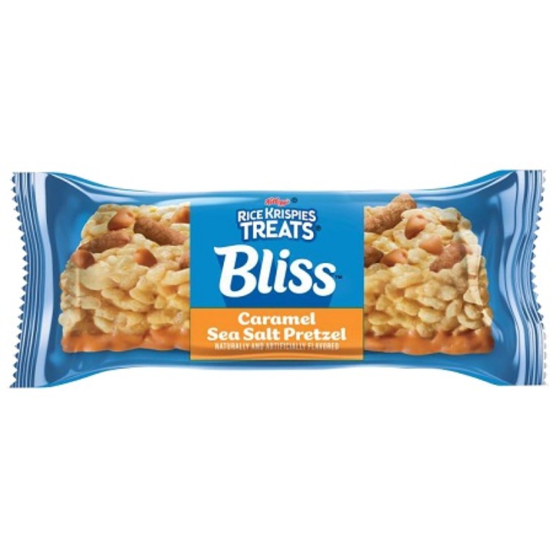 12x Rice Krispies Treats Bliss Caramel Sea Salt Pretzel Snack Candy Lot 1.5oz