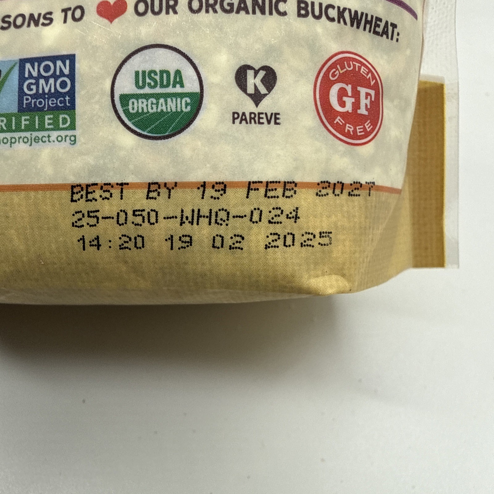 3 PACK – Bob’s Red Mill Organic Gluten Free Buckwheat Groats, 16 Ounce 2/2027