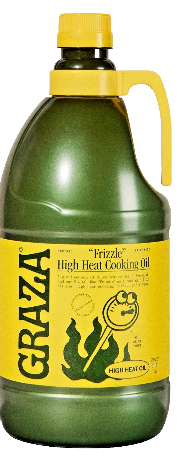 Graza Frizzle High Heat Cooking Oil 2L New Sealed Exp 05/28/2027 Olive Oil EVOO