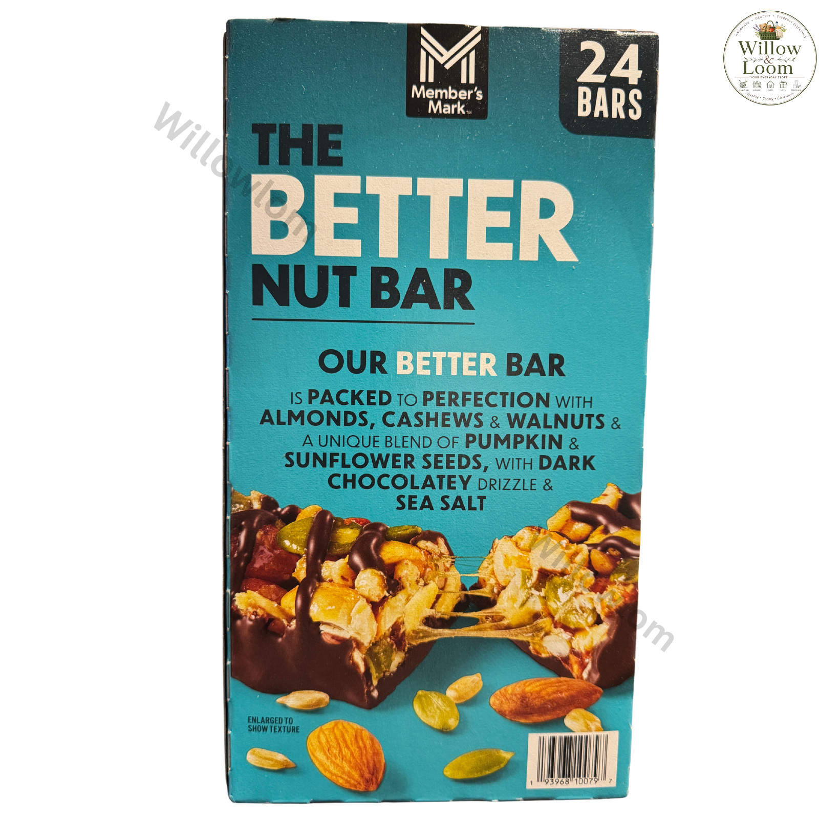Member’s Mark The Better Nut Bar 24 Bars With Almonds Cashews Walnuts Pack of 2